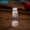 ZB-LI15 15ml fashionable and beautiful round white and clear 15ml plastic airless bottles